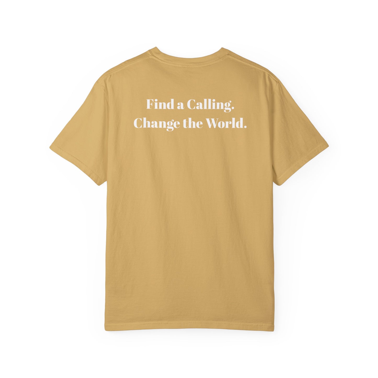 Acton Academy Summerville with Find a Calling on back Unisex Garment-Dyed T-shirt
