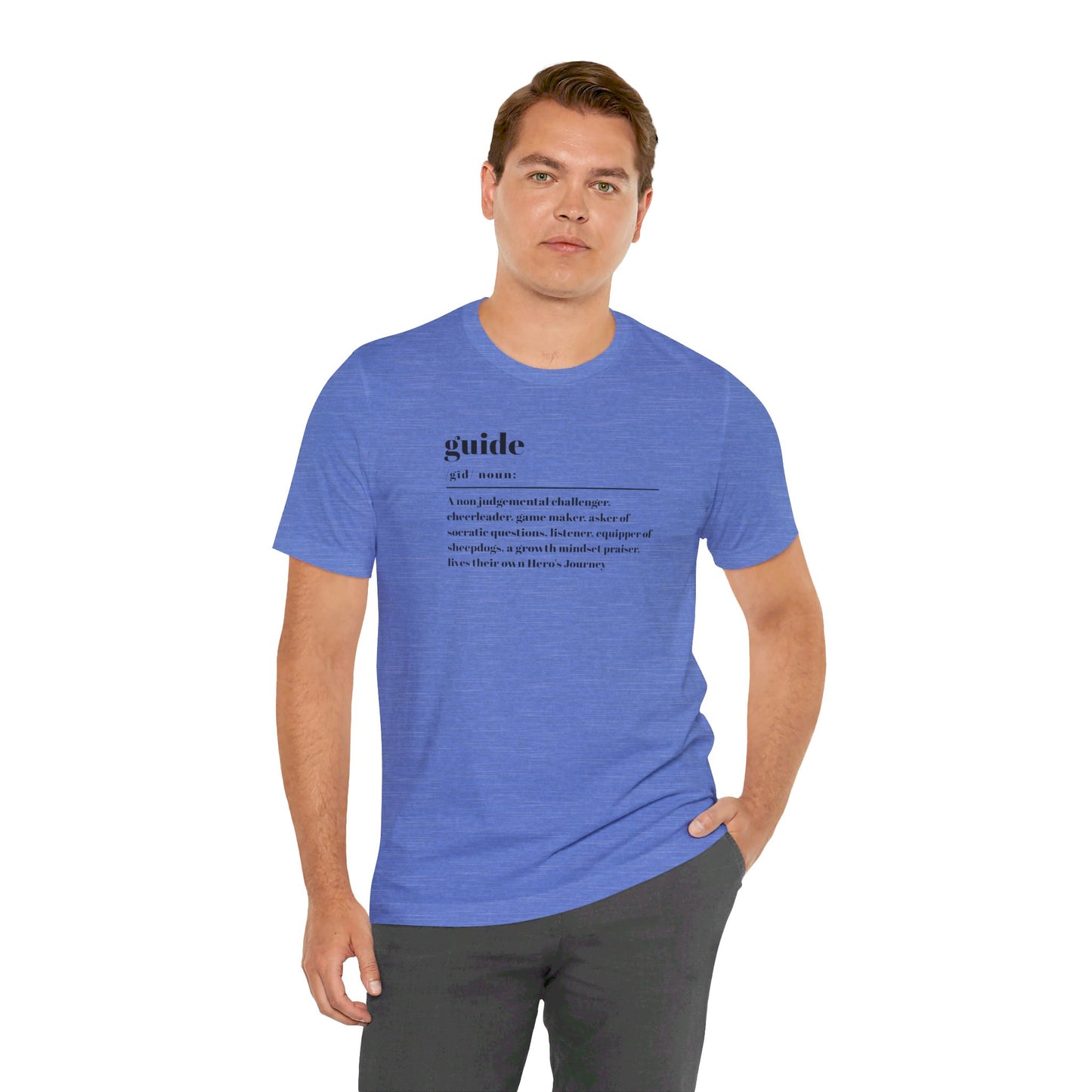 Guide definition w/back Unisex Jersey Short Sleeve Tee