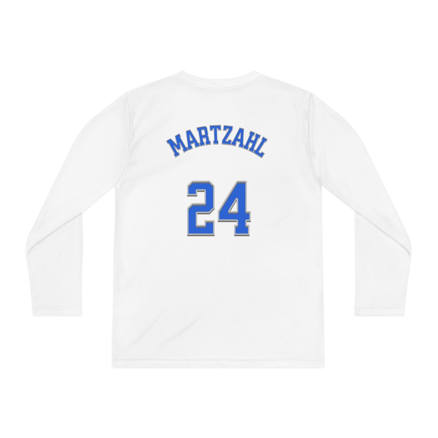 Big Sky with name on back Youth Long Sleeve Competitor Tee