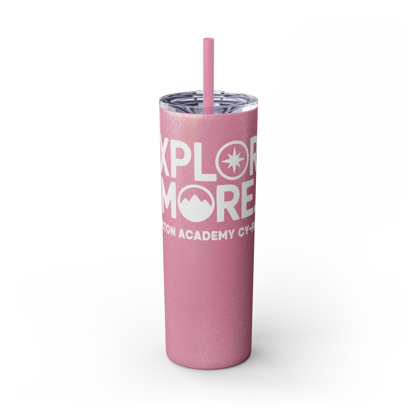 Acton CyFair Skinny Tumbler with Straw, 20oz