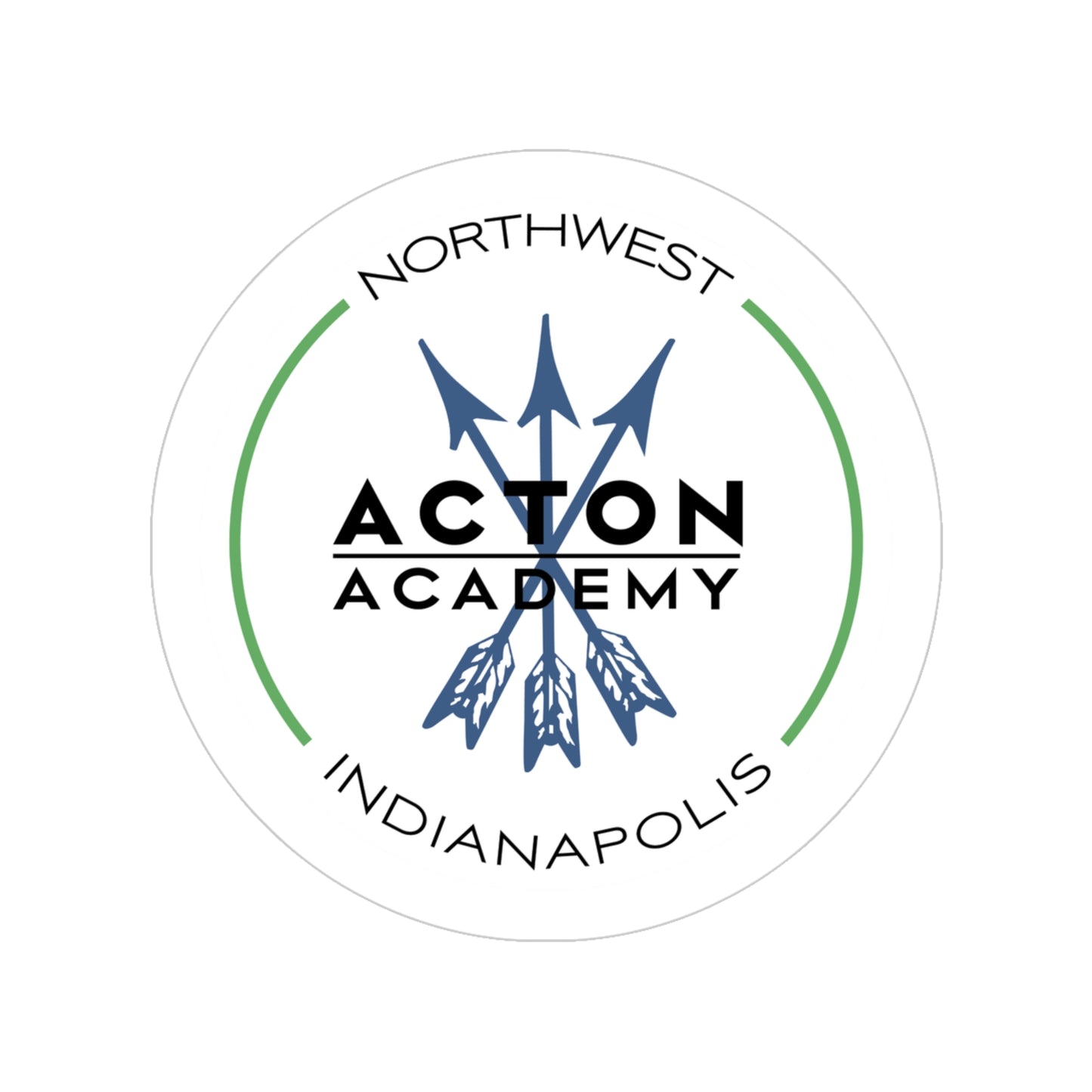 Acton NW Indy Outdoor Stickers, Round, 1pcs