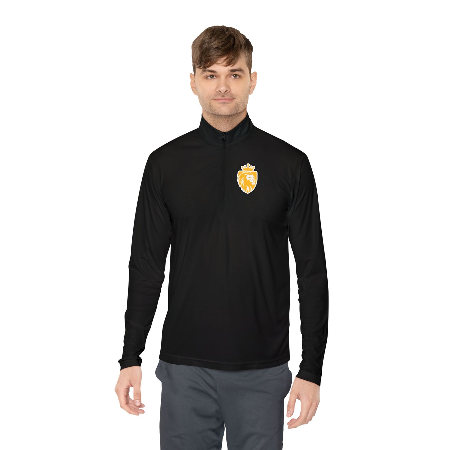 Acton King's Academy Lion's Head Unisex Quarter-Zip Pullover