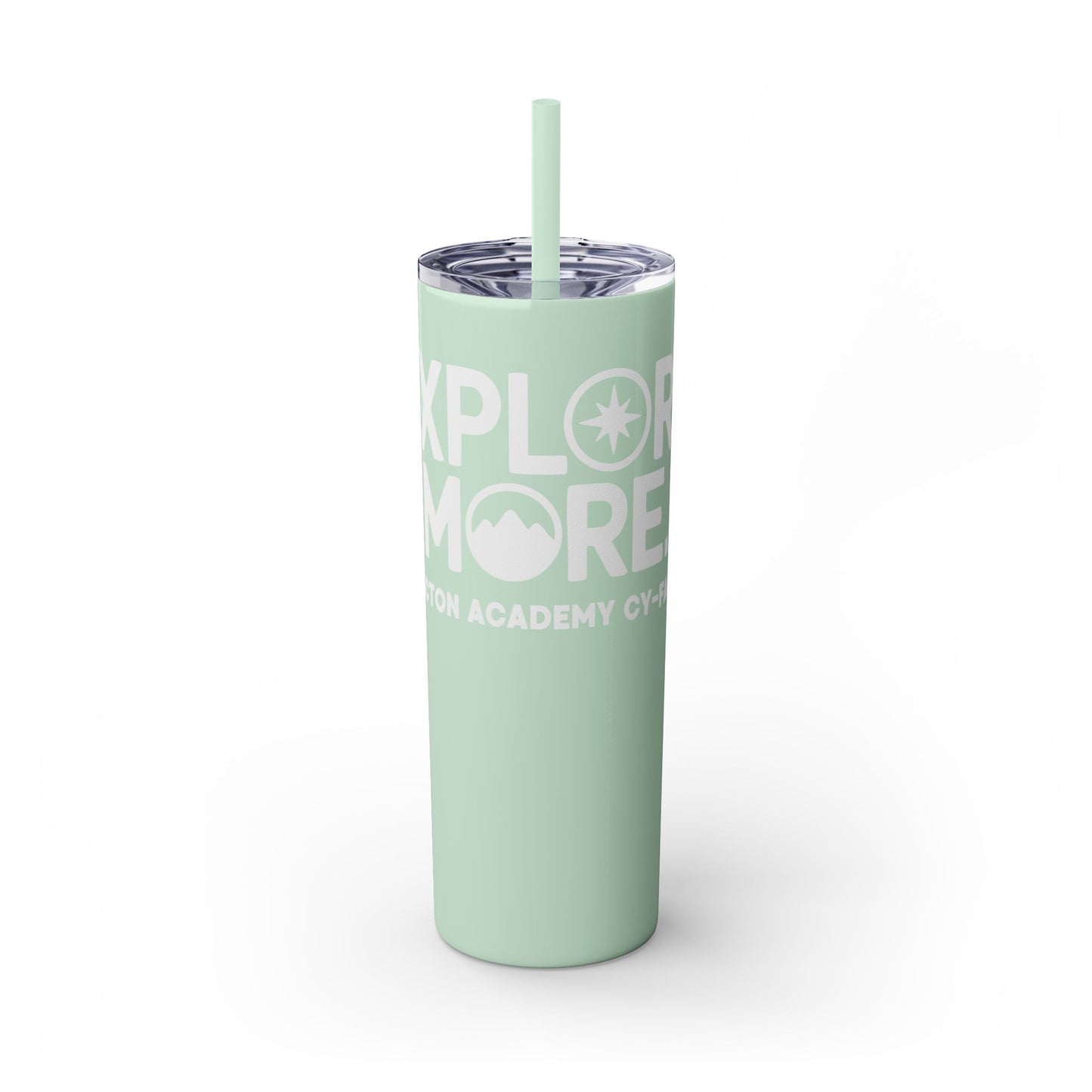 Acton CyFair Skinny Tumbler with Straw, 20oz