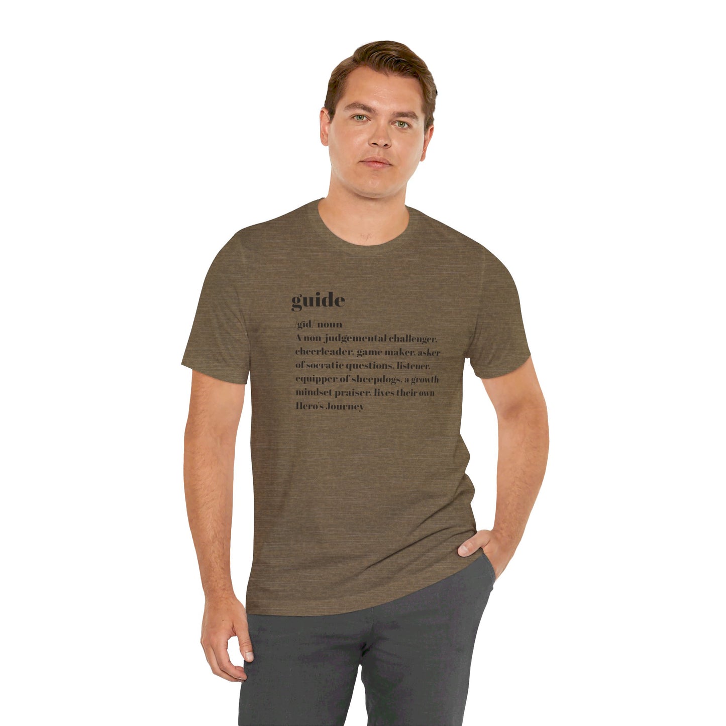 Guide definition Unisex Jersey Short Sleeve Tee