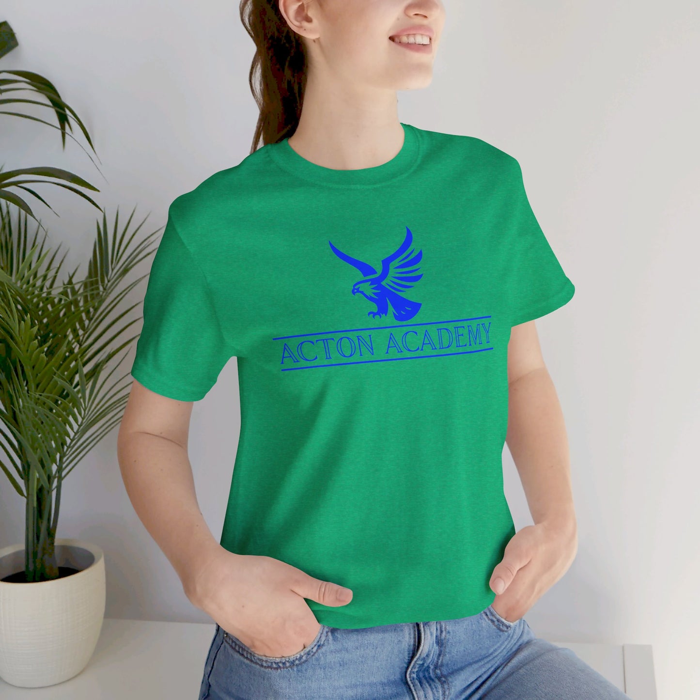 Acton Blue Logo Unisex Jersey Short Sleeve Tee