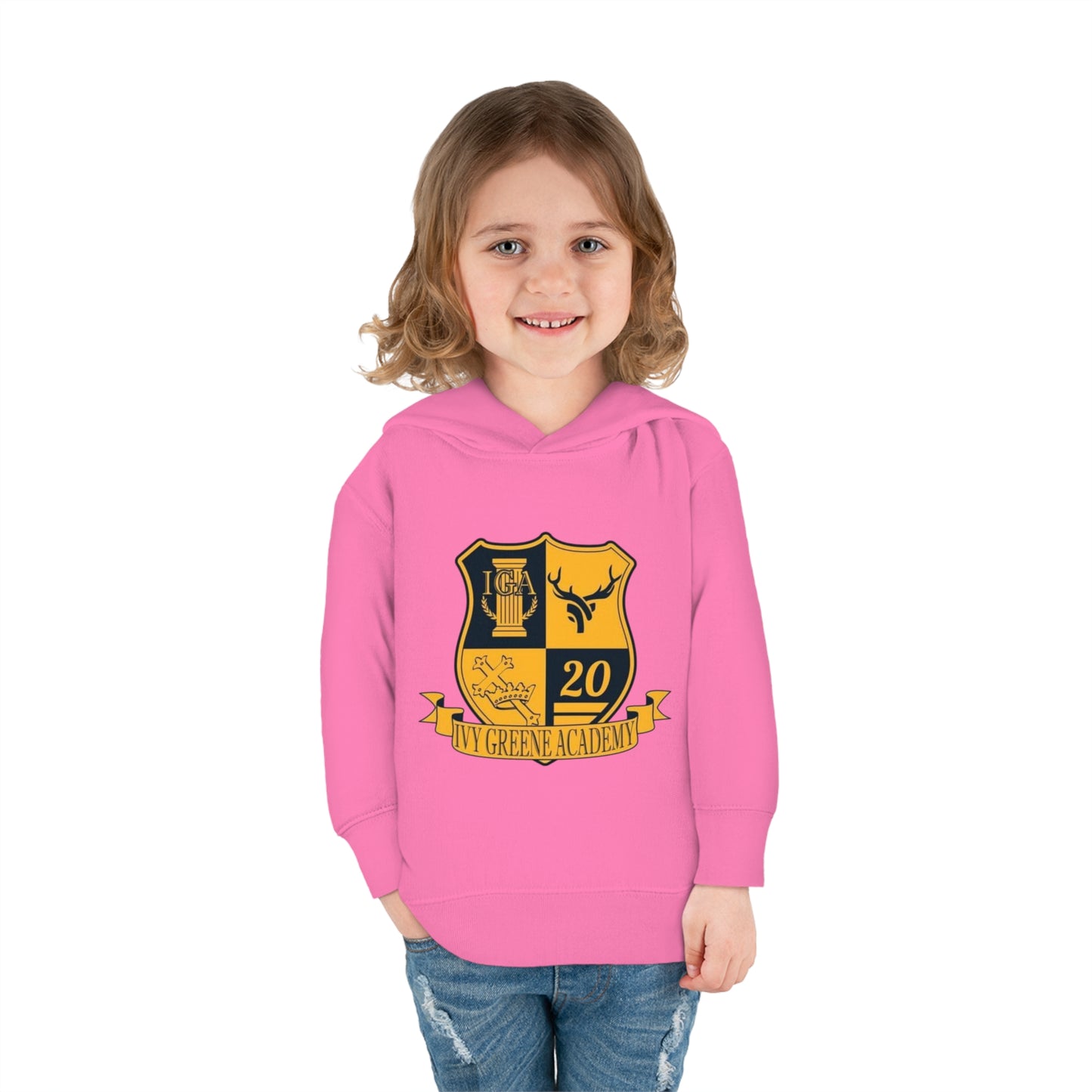 Ivy Greene logo Toddler Pullover Fleece Hoodie