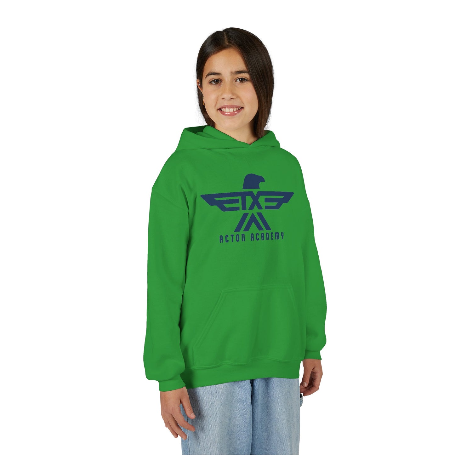 Acton CyFair Retro logo Youth Heavy Blend Hooded Sweatshirt