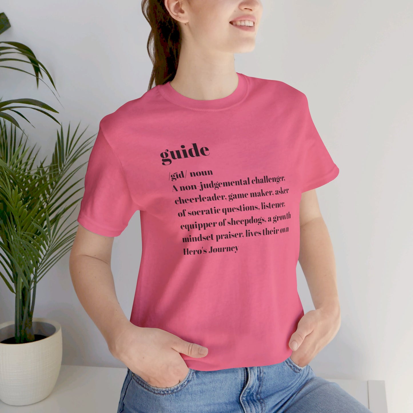 Guide definition Unisex Jersey Short Sleeve Tee