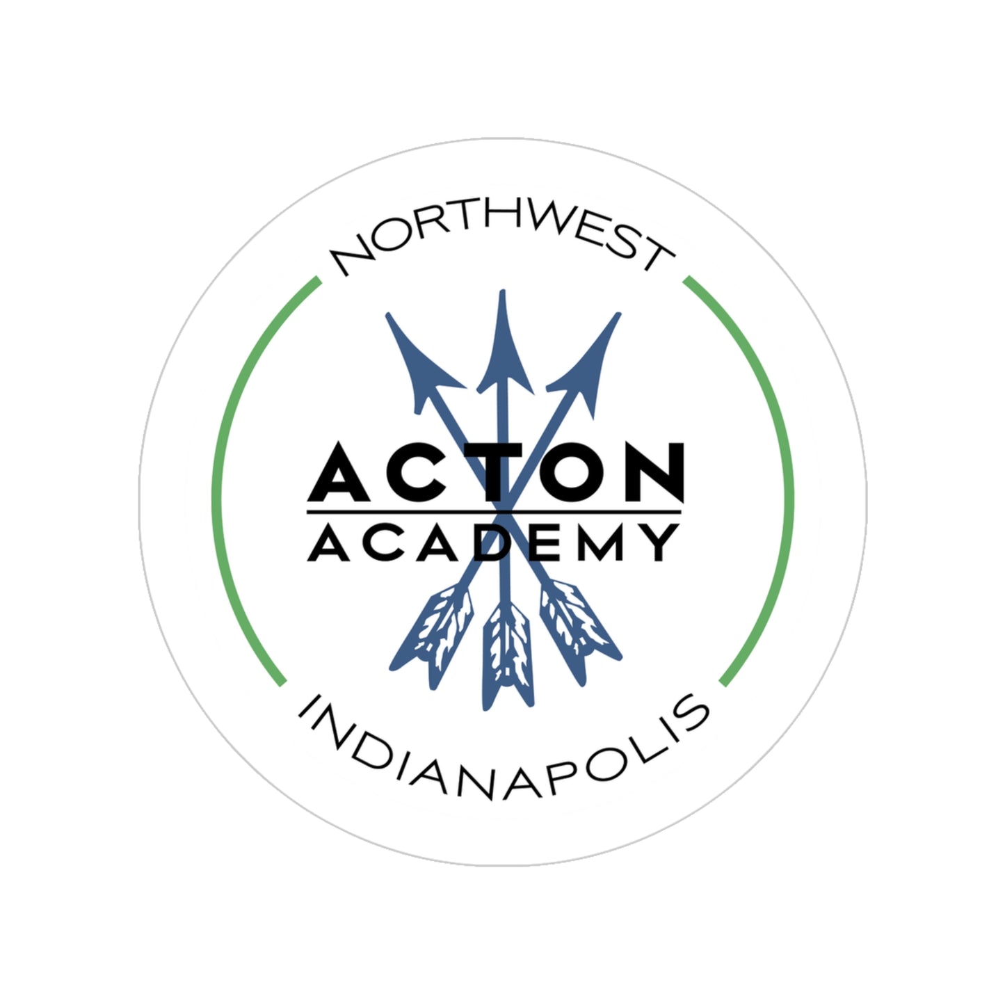 Acton NW Indy Outdoor Stickers, Round, 1pcs