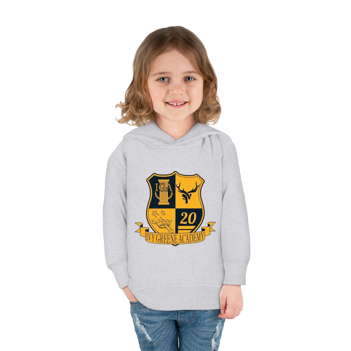 Ivy Greene logo Toddler Pullover Fleece Hoodie