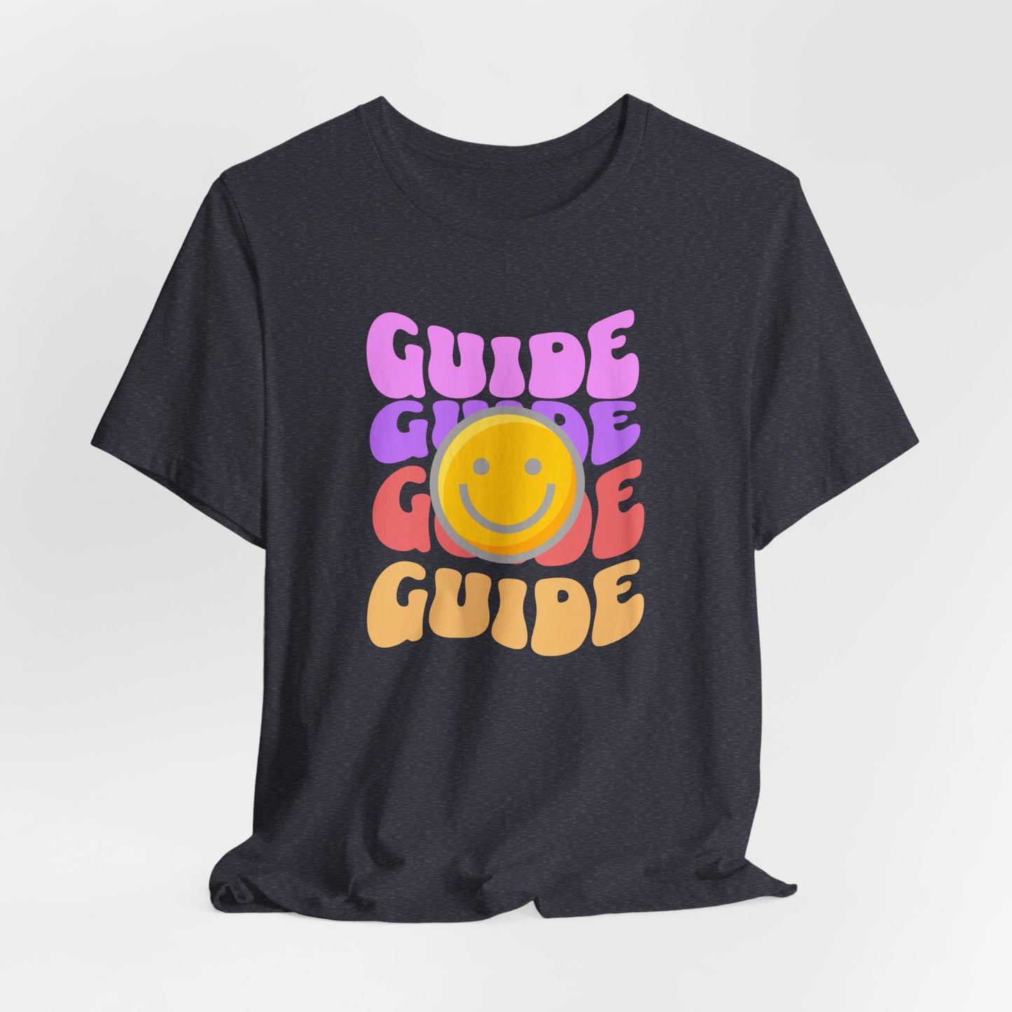 Guide with Smiley face Unisex Jersey Short Sleeve Tee