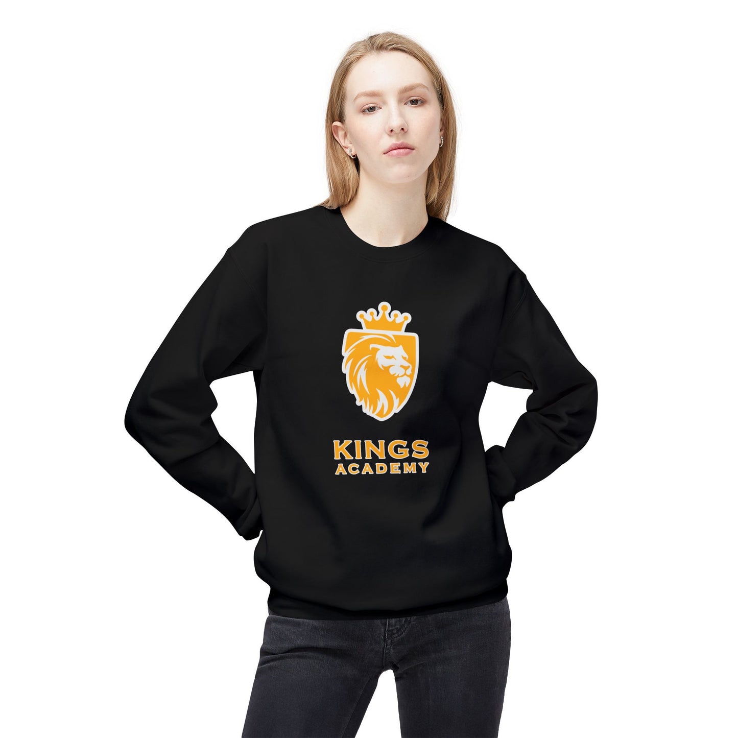 Acton King's Academy Unisex Midweight Softstyle Fleece Crewneck Sweatshirt