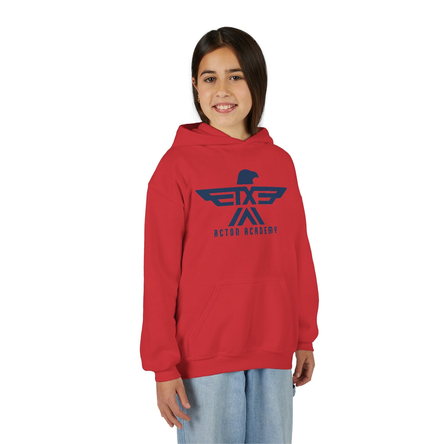 Acton CyFair Retro logo Youth Heavy Blend Hooded Sweatshirt