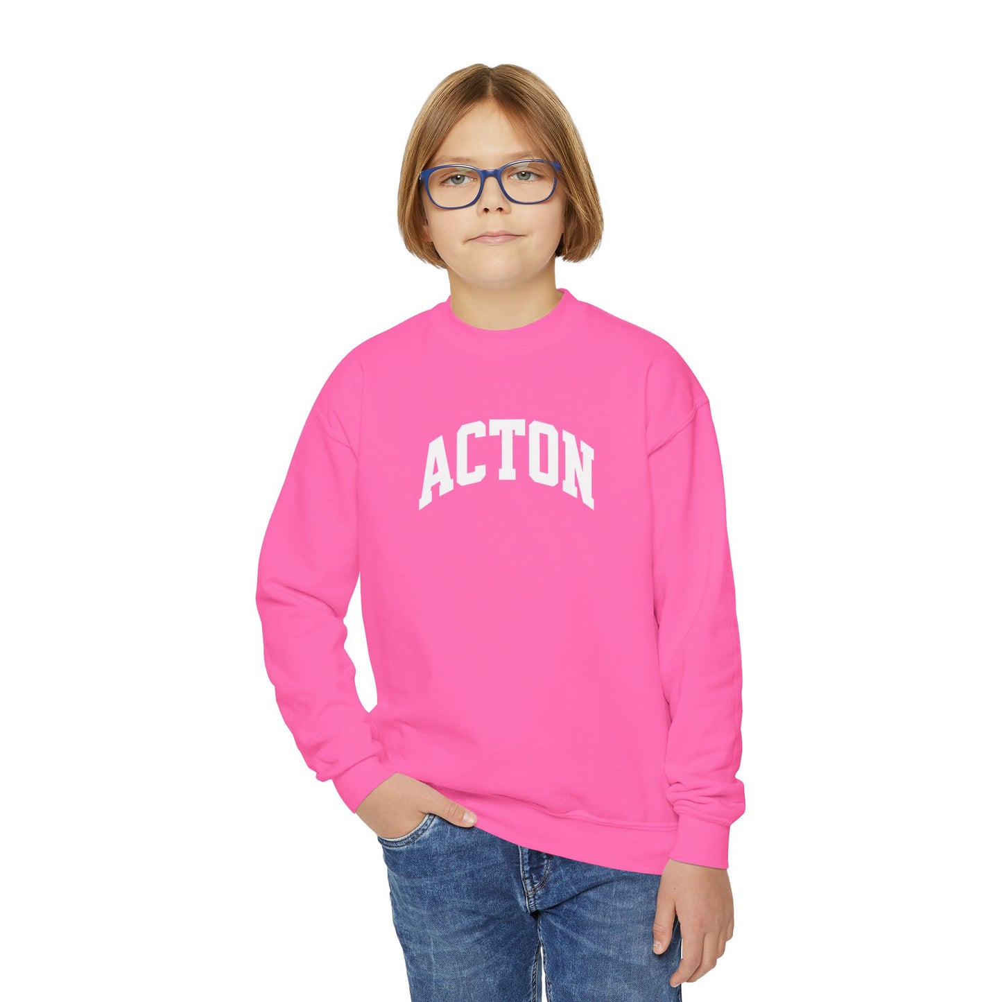 Simple Acton Youth Crewneck Sweatshirt