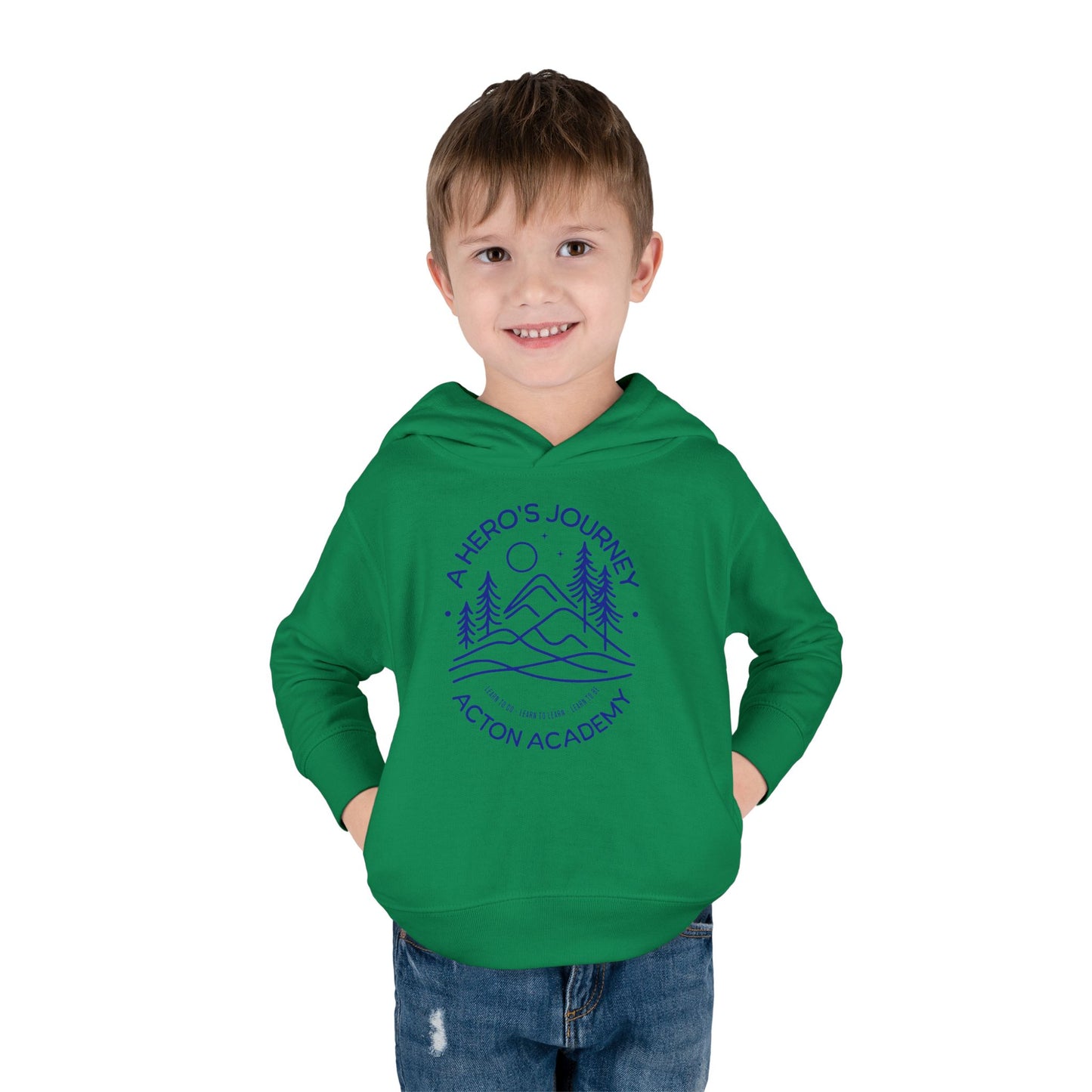 Hero's Journey Line Drawing Toddler Pullover Fleece Hoodie