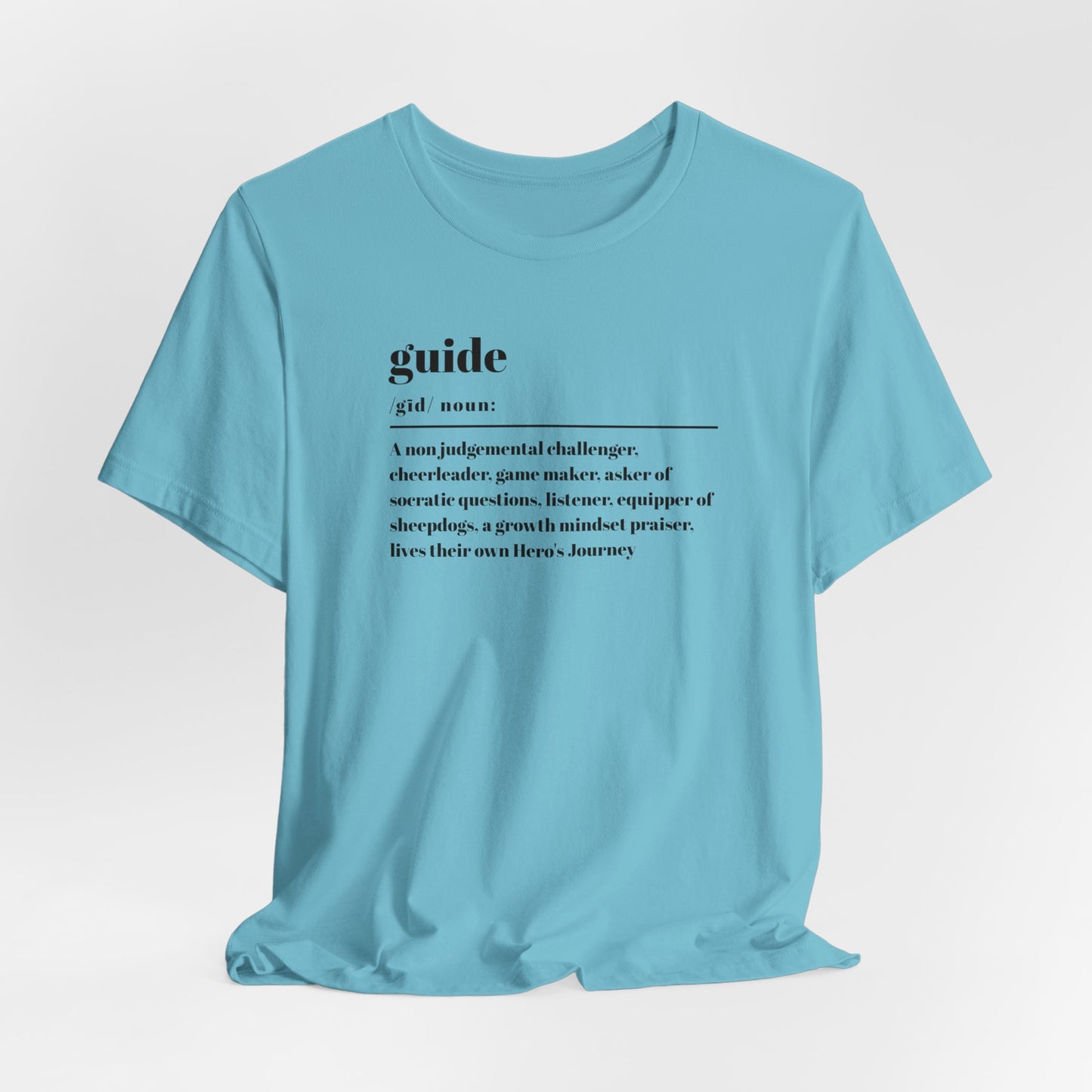 Guide definition w/back Unisex Jersey Short Sleeve Tee