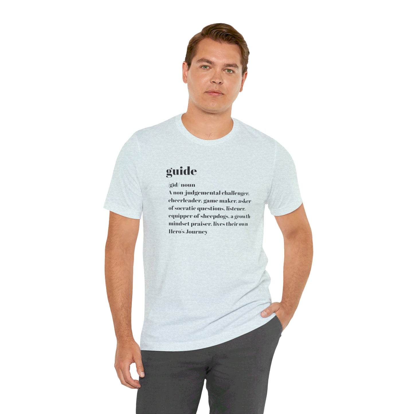 Guide definition Unisex Jersey Short Sleeve Tee