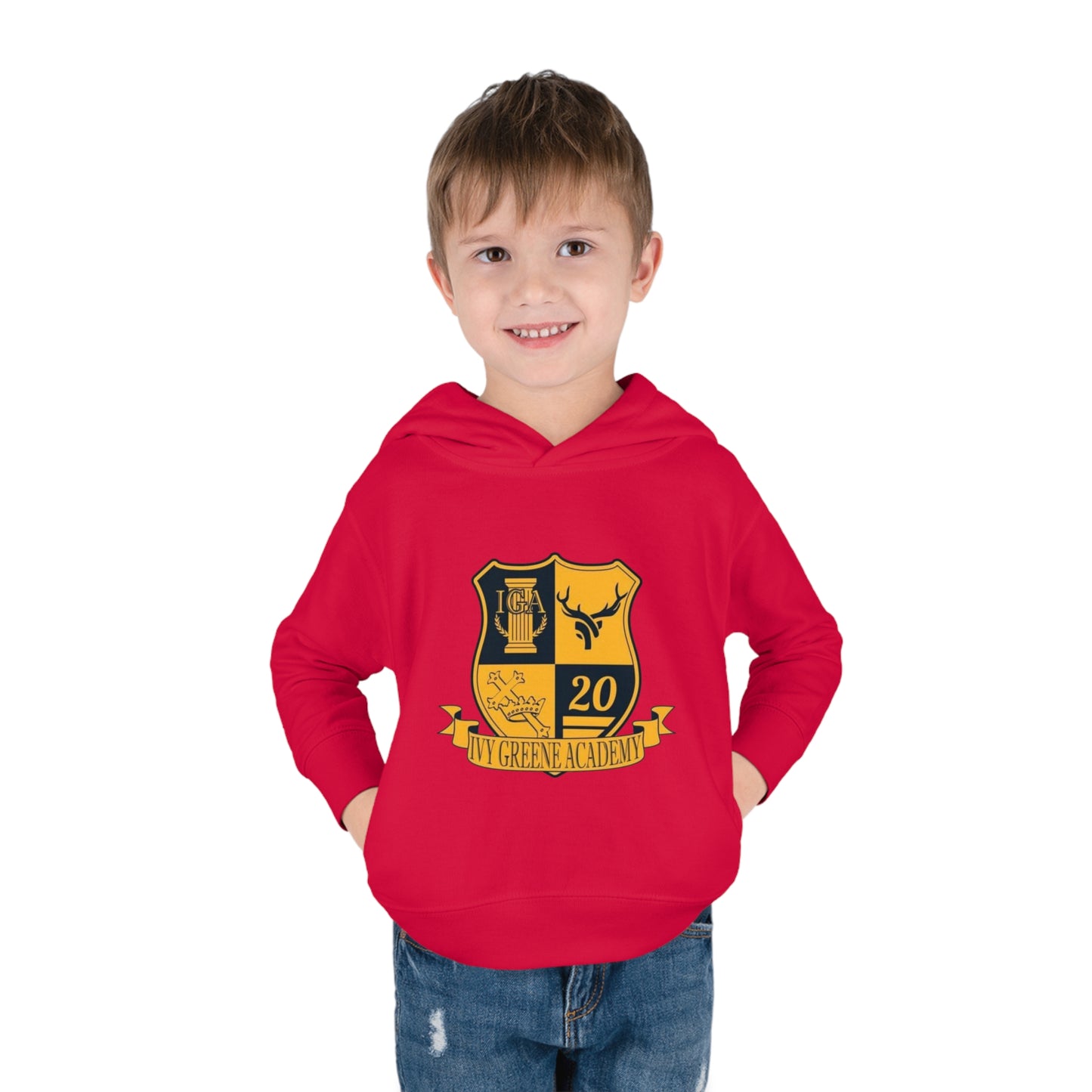 Ivy Greene logo Toddler Pullover Fleece Hoodie