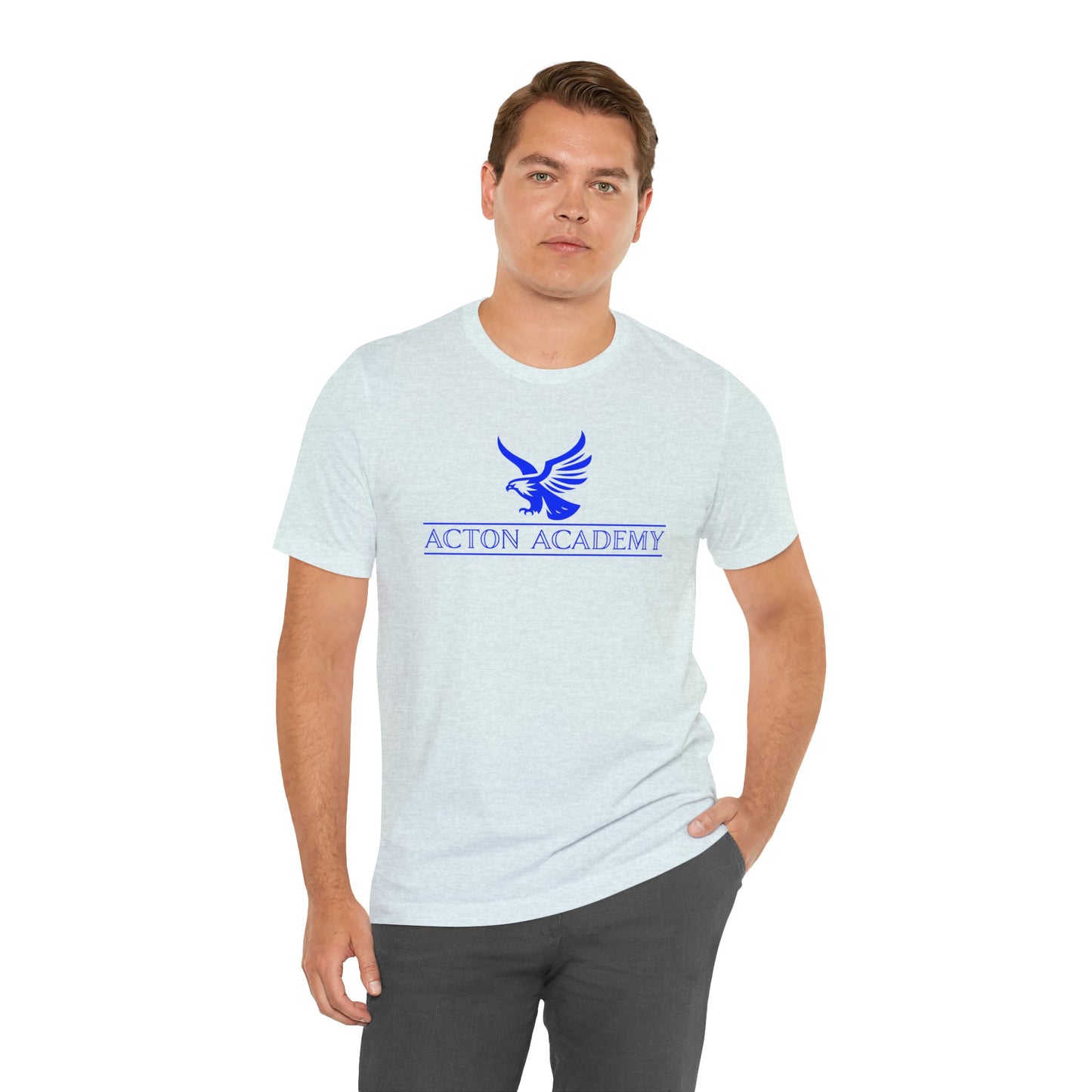 Acton Blue Logo Unisex Jersey Short Sleeve Tee