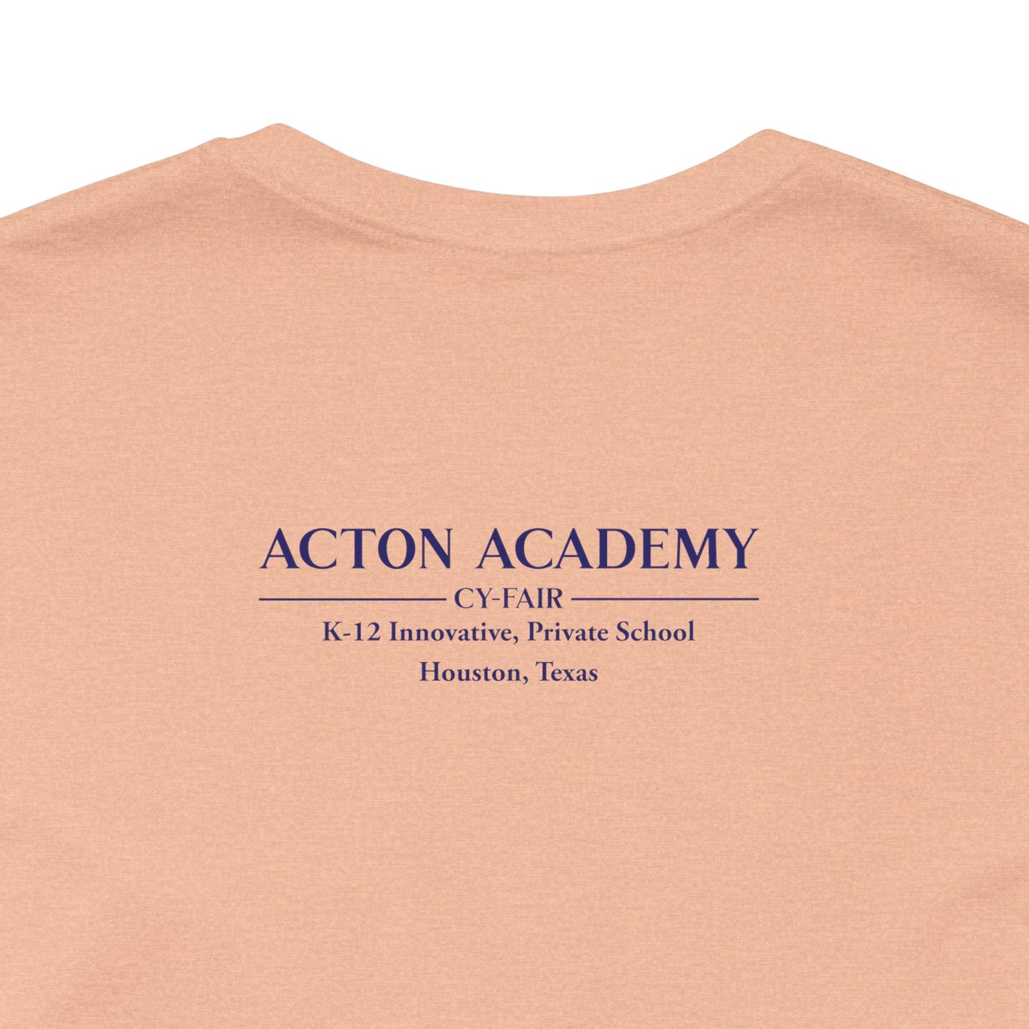 Hero's Journey Line Drawing with Acton CyFair Unisex Jersey Short Sleeve Tee
