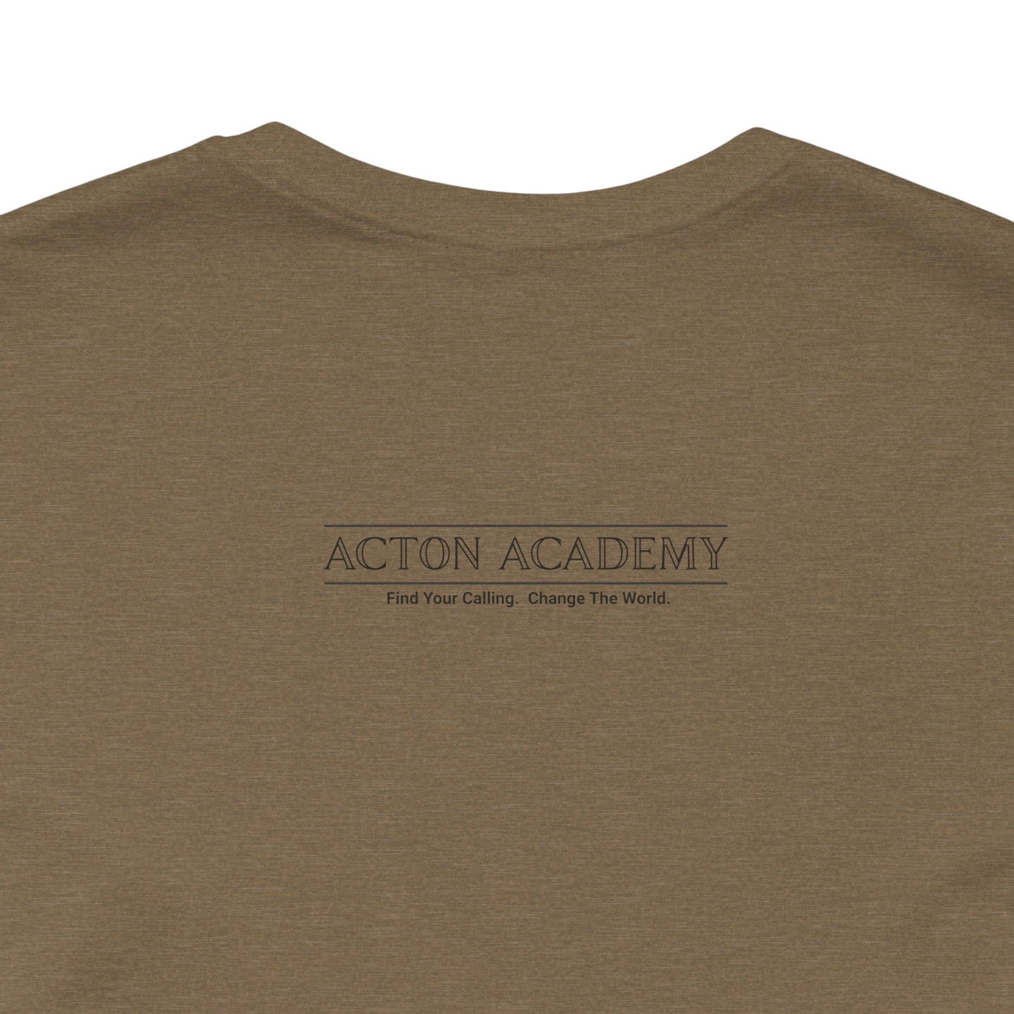 Acton Academy Blue Striped Unisex Jersey Short Sleeve T-shirt