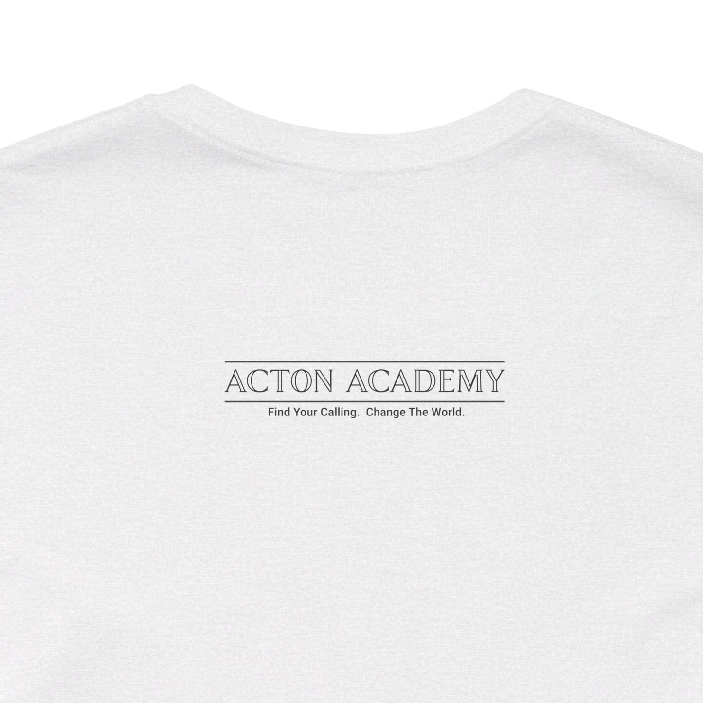Acton Academy Purple Striped Unisex Jersey Short Sleeve Tee