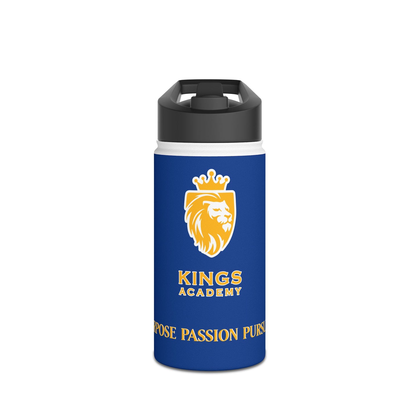 Acton King's Academy Stainless Steel Water Bottle, Standard Lid