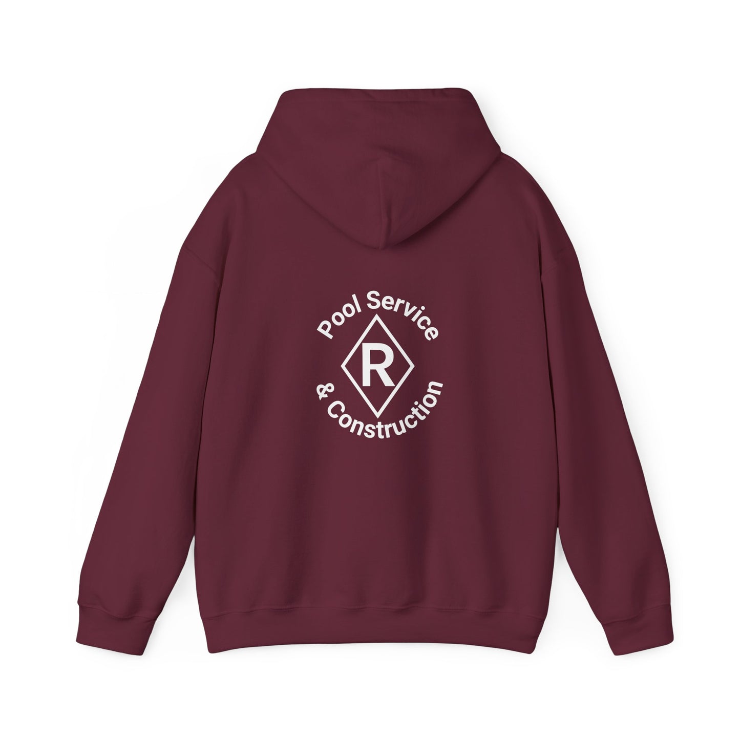 Diamond R Pools Black Unisex Heavy Blend™ Hooded Sweatshirt
