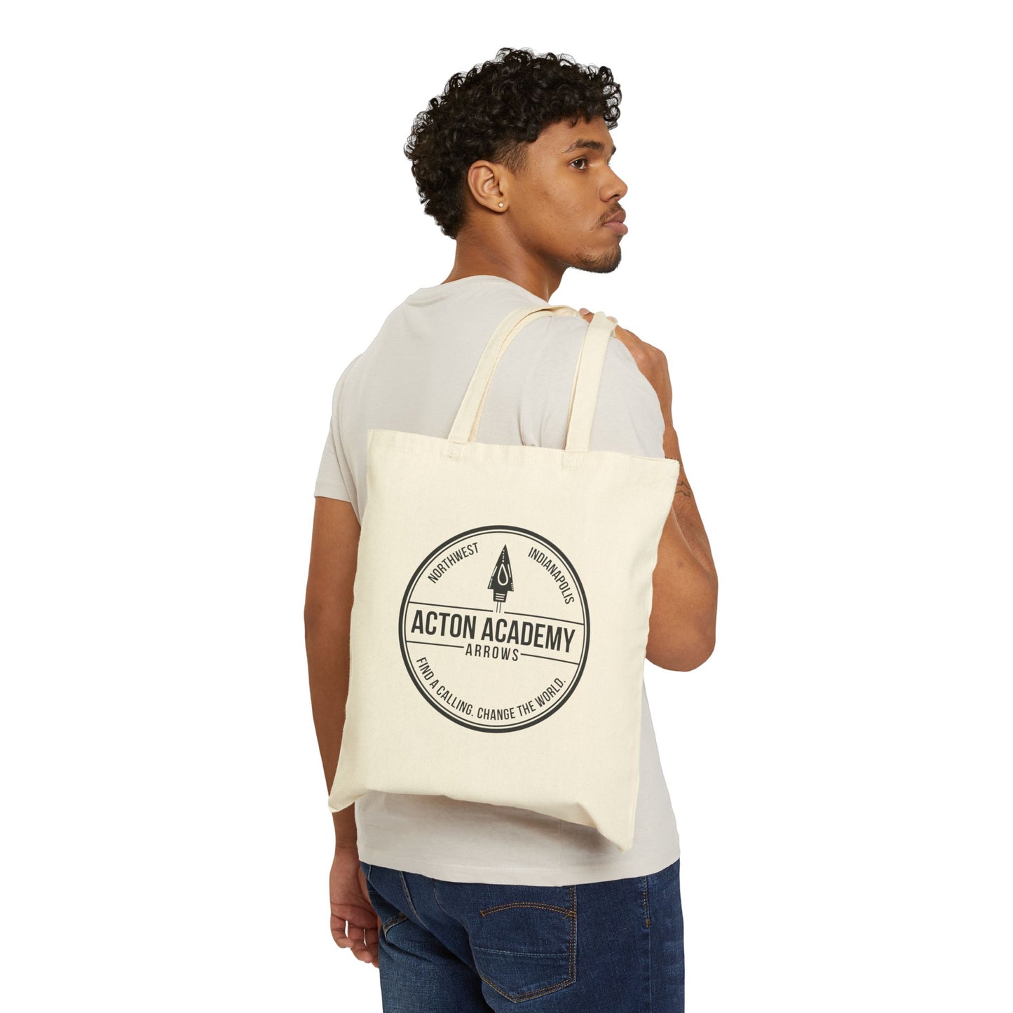 Acton NW Indy Cotton Canvas Tote Bag