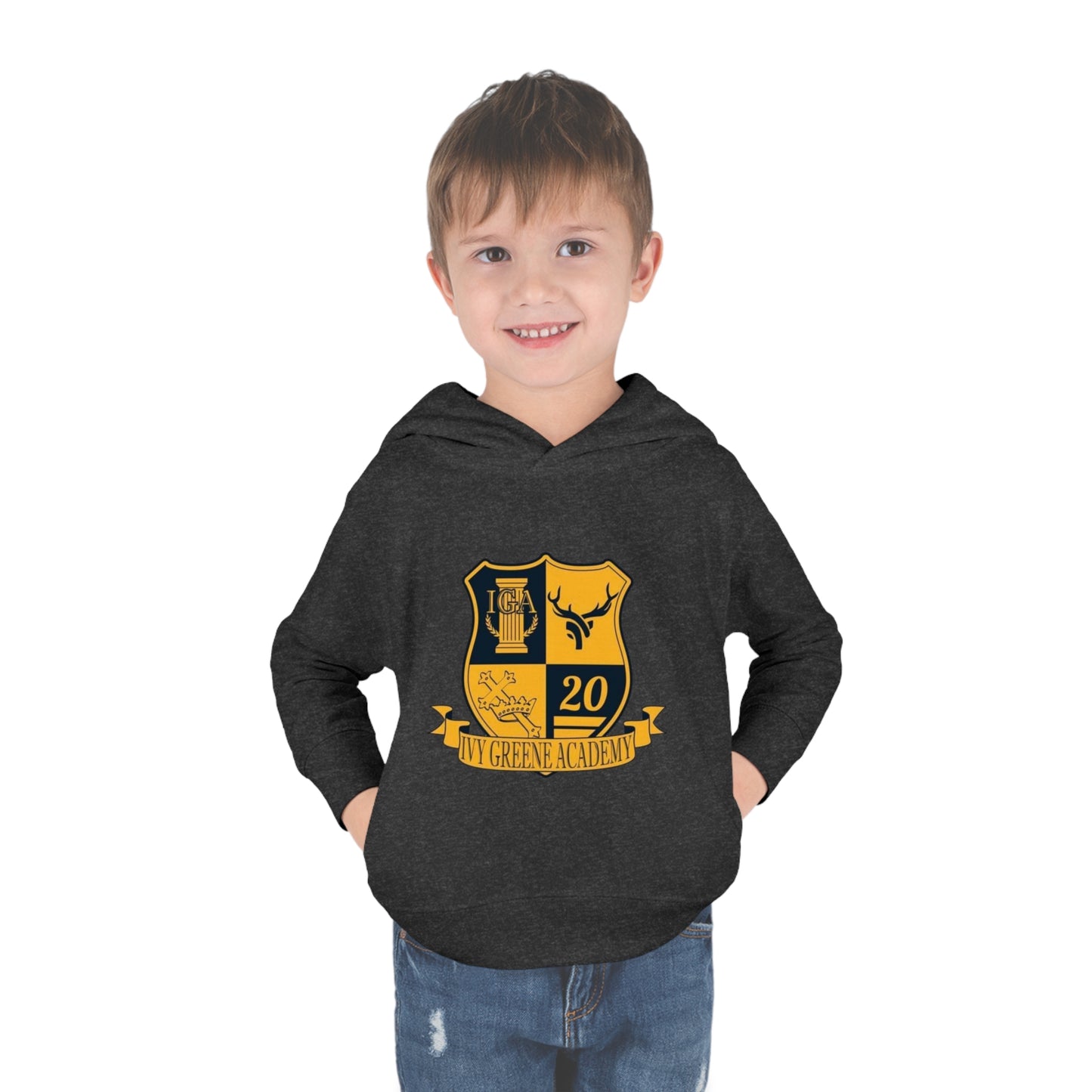 Ivy Greene logo Toddler Pullover Fleece Hoodie