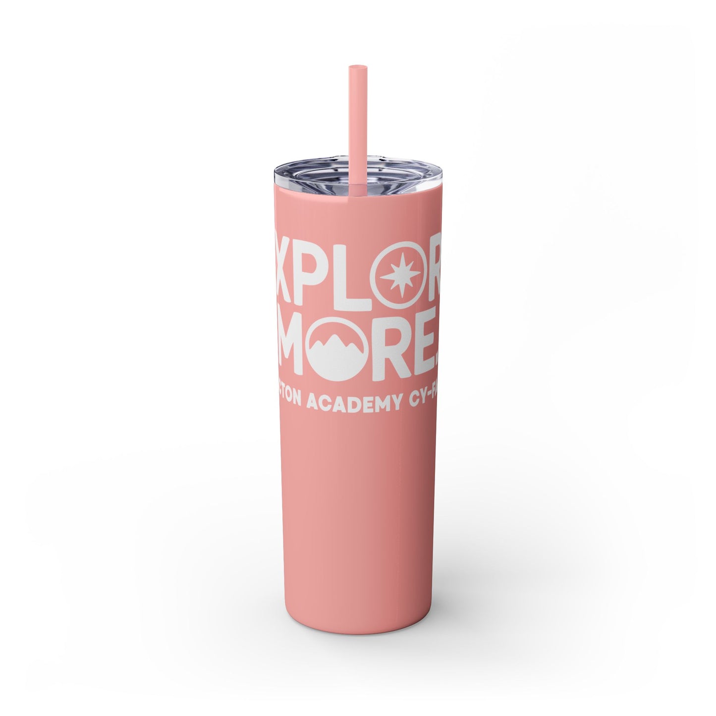 Acton CyFair Skinny Tumbler with Straw, 20oz