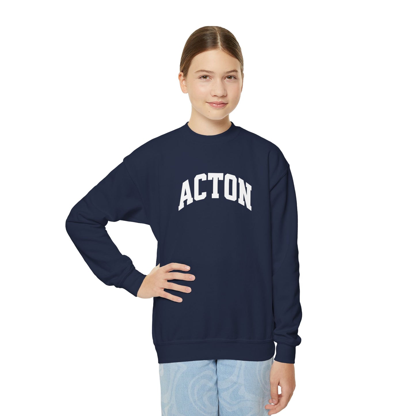 Simple Acton Youth Crewneck Sweatshirt