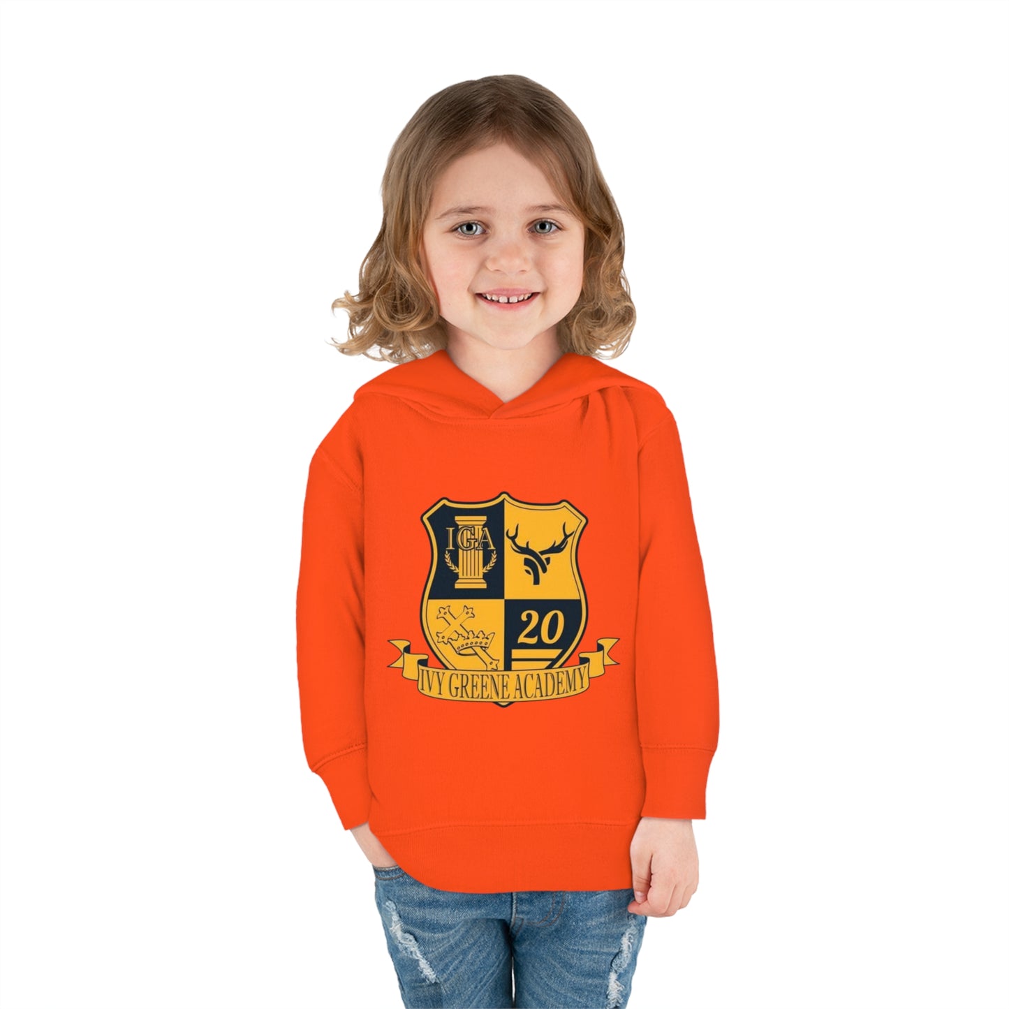 Ivy Greene logo Toddler Pullover Fleece Hoodie
