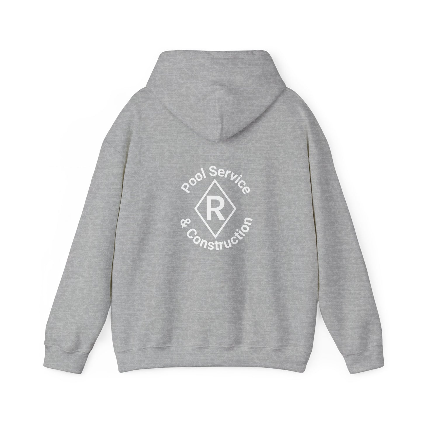 Diamond R Pools Black Unisex Heavy Blend™ Hooded Sweatshirt