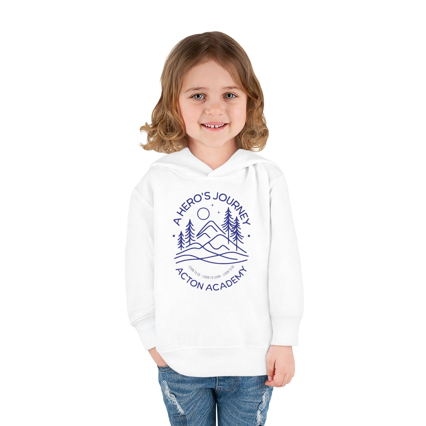 Hero's Journey Line Drawing Toddler Pullover Fleece Hoodie