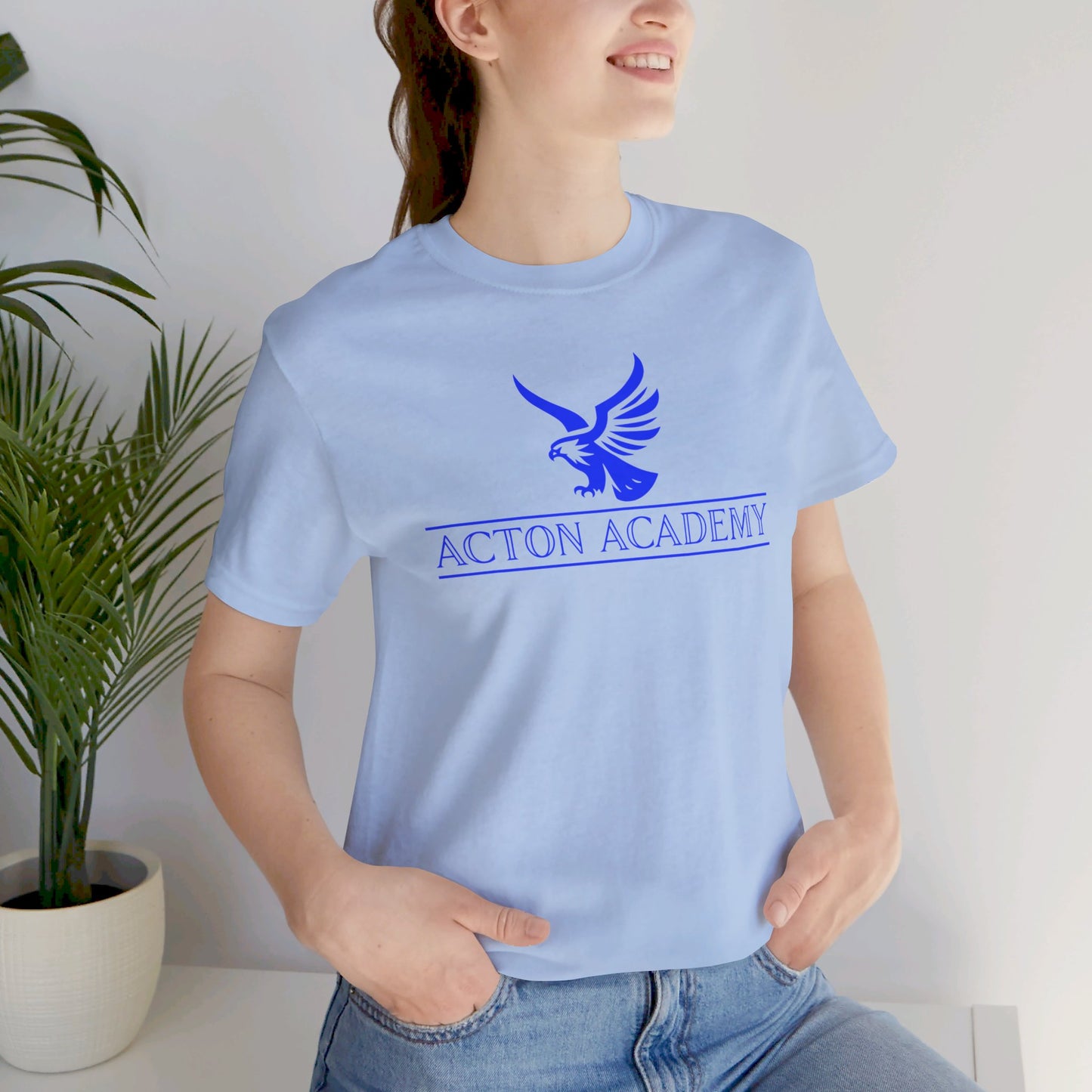 Acton Blue Logo Unisex Jersey Short Sleeve Tee
