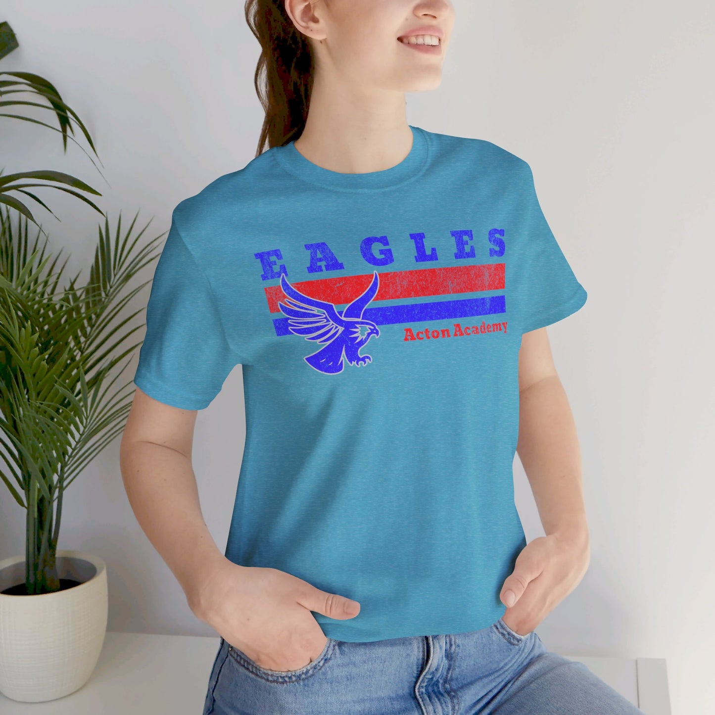 Acton Academy Eagles Unisex Jersey Short Sleeve Tee