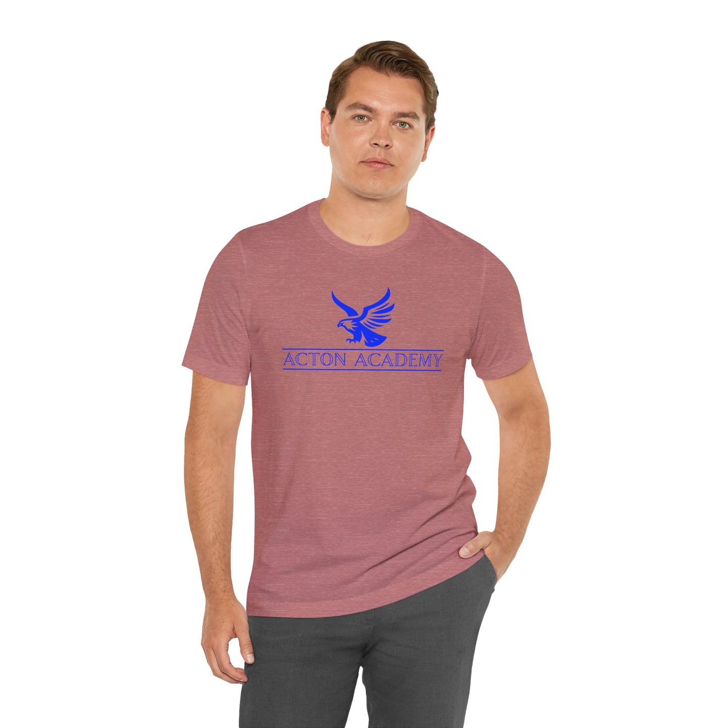 Acton Blue Logo Unisex Jersey Short Sleeve Tee