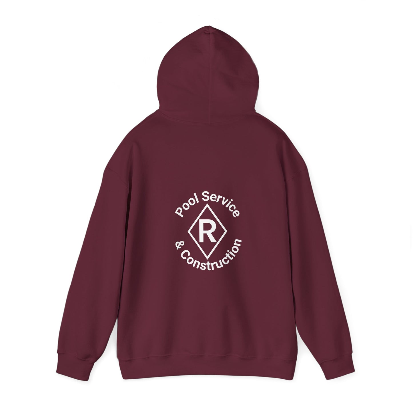 Diamond R Pools Black Unisex Heavy Blend™ Hooded Sweatshirt