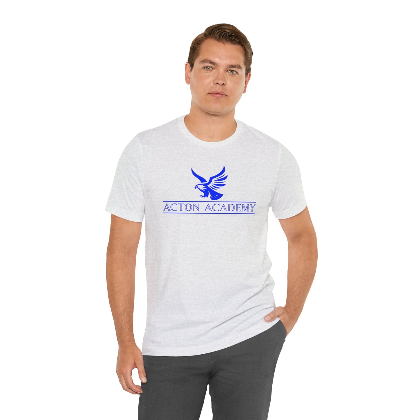 Acton Blue Logo Unisex Jersey Short Sleeve Tee