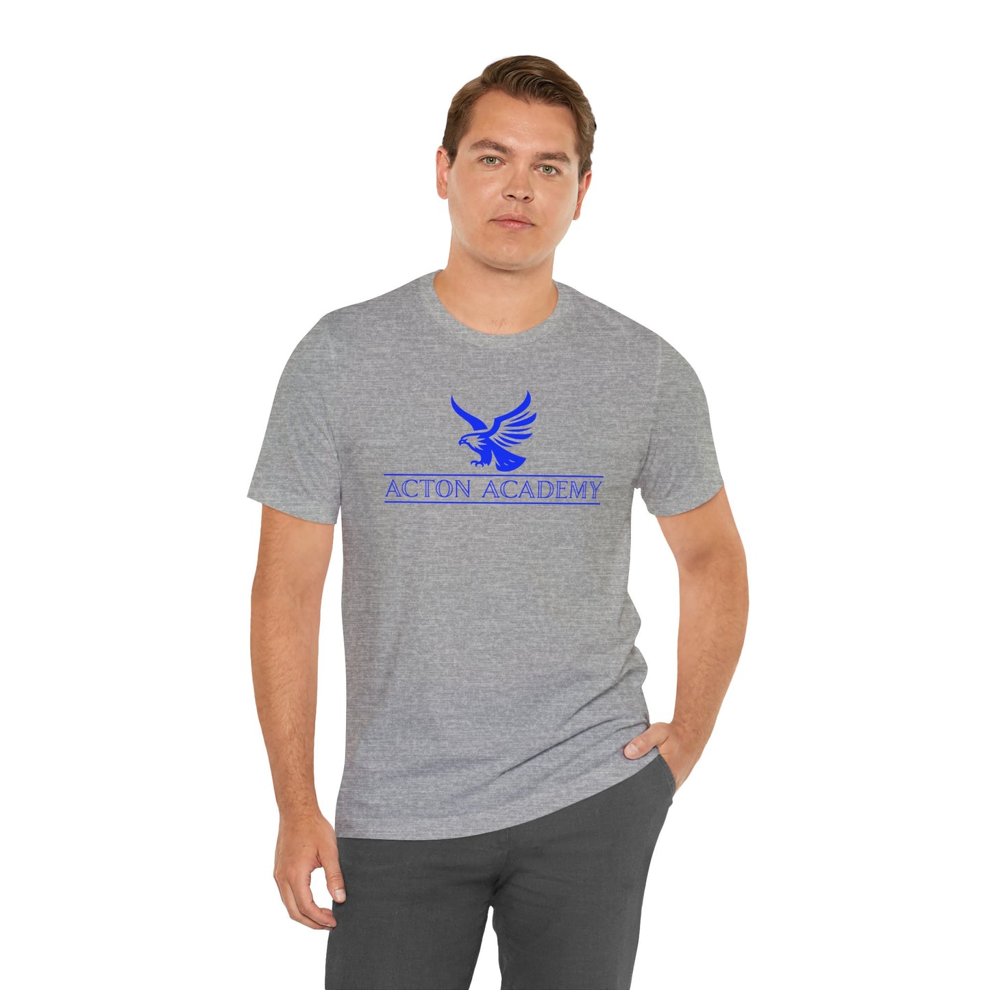 Acton Blue Logo Unisex Jersey Short Sleeve Tee