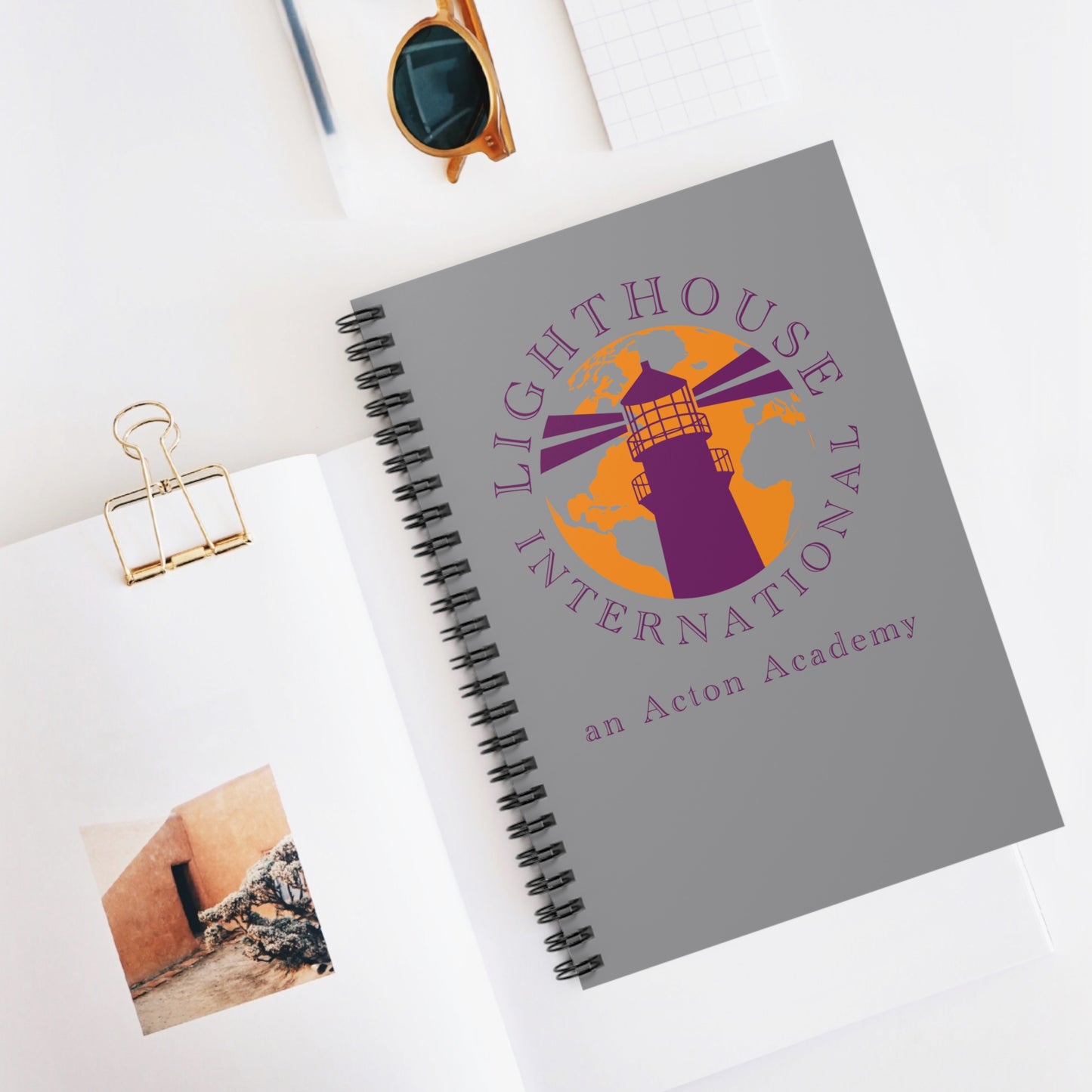 Lighthouse International Spiral Notebook - Ruled Line
