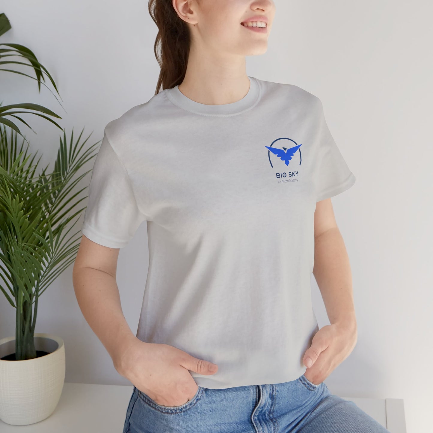 Big Sky front/back Unisex Jersey Short Sleeve Tee