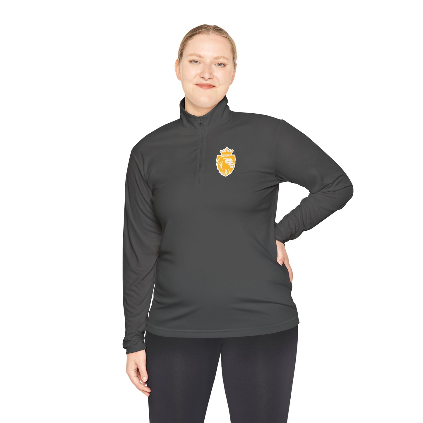Acton King's Academy Lion's Head Unisex Quarter-Zip Pullover