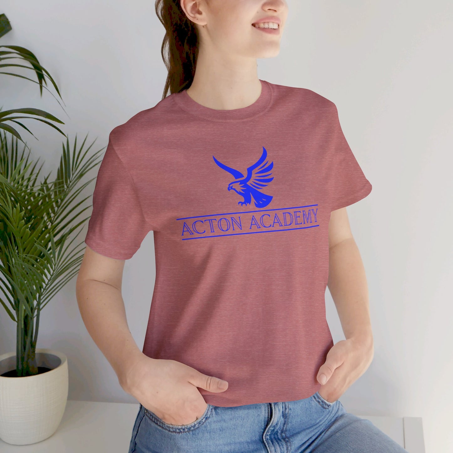 Acton Blue Logo Unisex Jersey Short Sleeve Tee