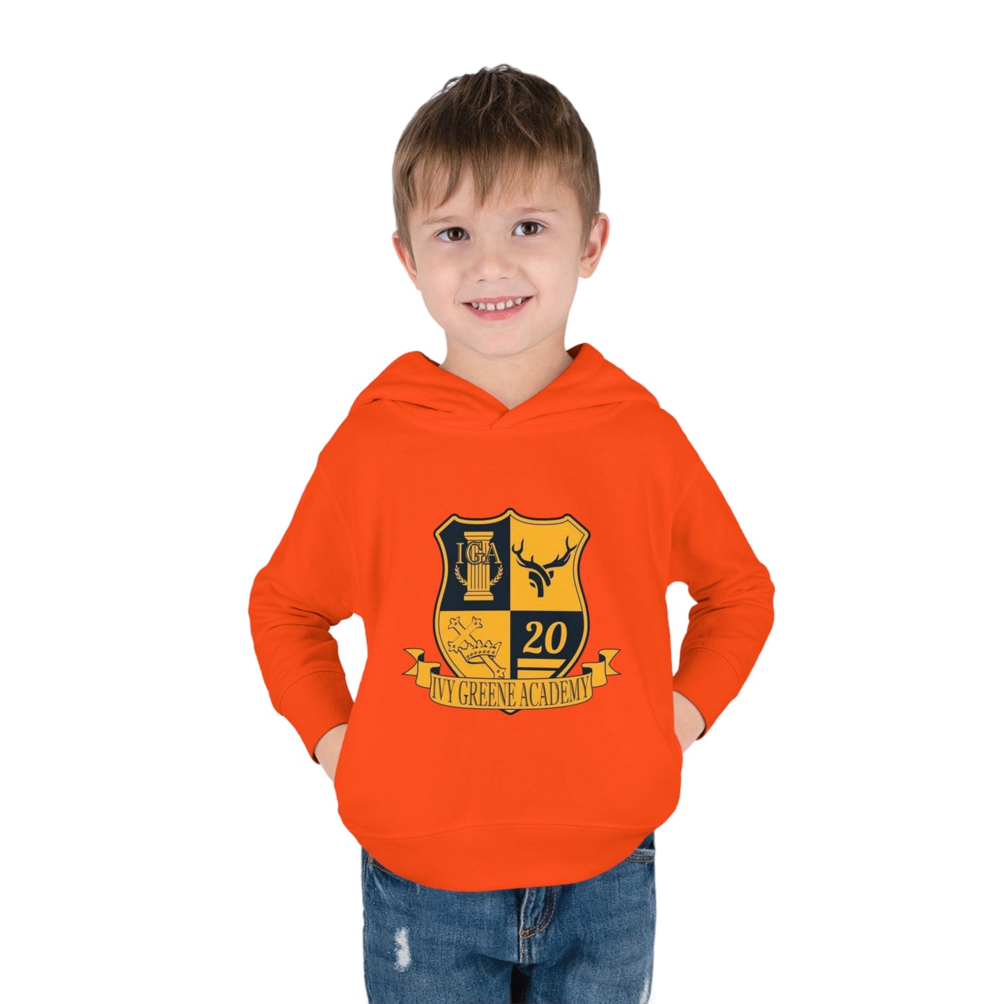 Ivy Greene logo Toddler Pullover Fleece Hoodie