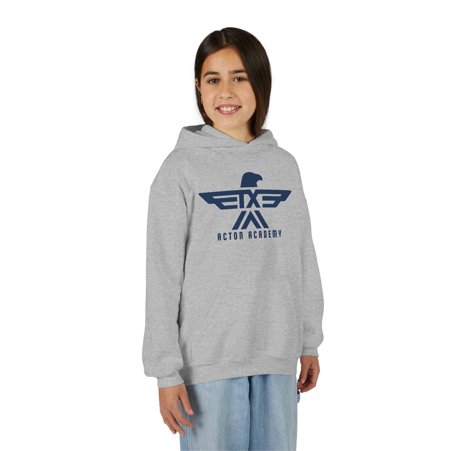 Acton CyFair Retro logo Youth Heavy Blend Hooded Sweatshirt