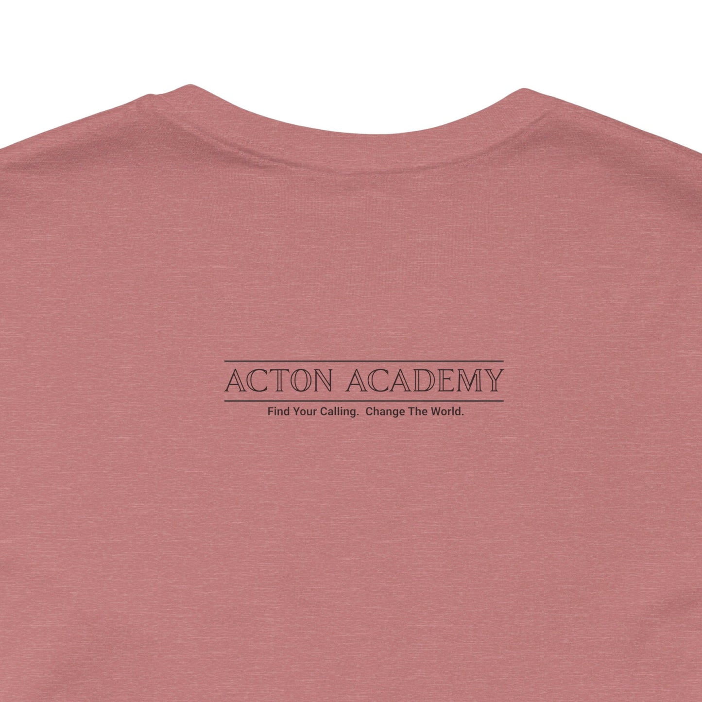 Acton Academy Purple Striped Unisex Jersey Short Sleeve Tee