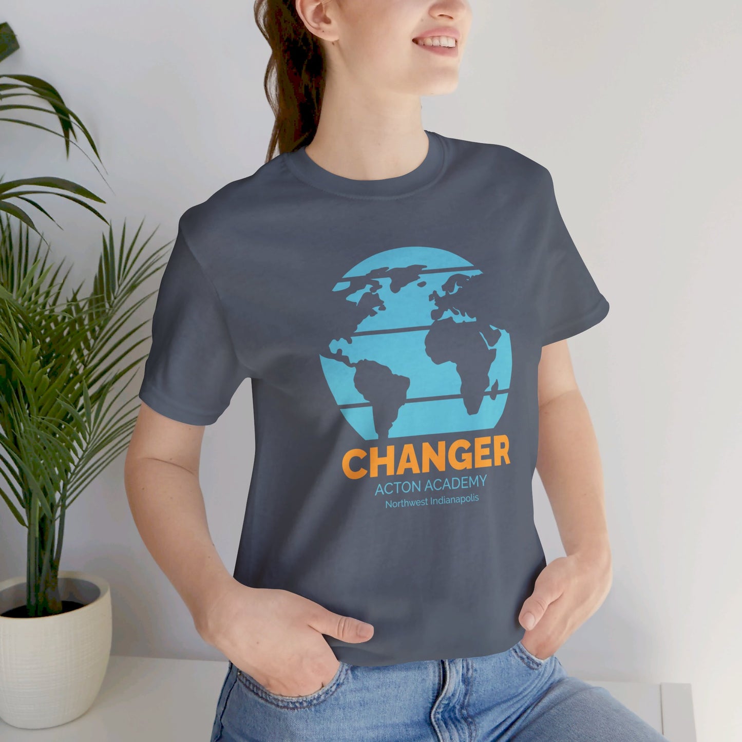 Acton NW Indy World Changer Unisex Jersey Short Sleeve Tee