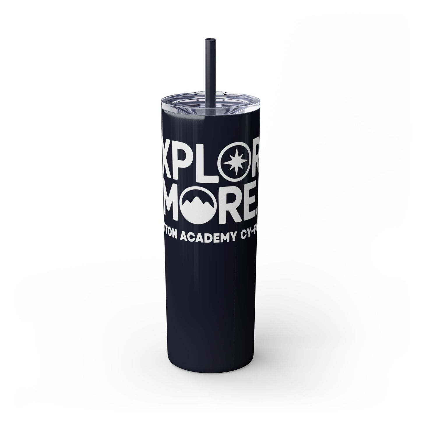 Acton CyFair Skinny Tumbler with Straw, 20oz